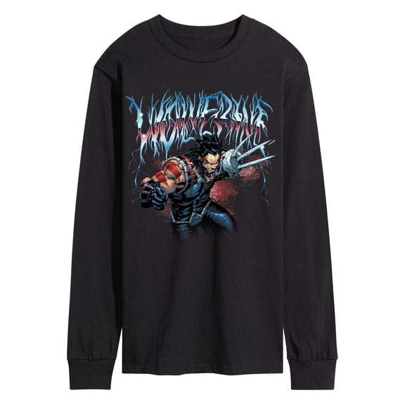 Marvel Wolverine - Metal Band - Men's Long Sleeve Graphic T-Shirt