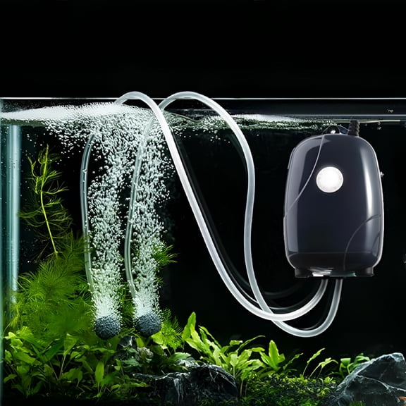 HIBIBUD 300 Gallon Adjustable Silent Air Pump for Large Aquarium Fish Tank