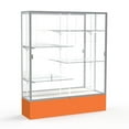 thumbnail image 2 of Waddell 375MB-SN-PE Spirit 60 x 72 x 16 in. Purple Base Floor Display Case with 5 ft. Length&#44; Mirror Back - Satin, 2 of 7