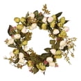 thumbnail image 3 of de Flores Artificiales de Peonía de Puerta de Primavera Flor Delantera Puerta Boda Decoración Interior Verde BLESIY Guirnalda de la puerta de la ramita de la flor, 3 of 8