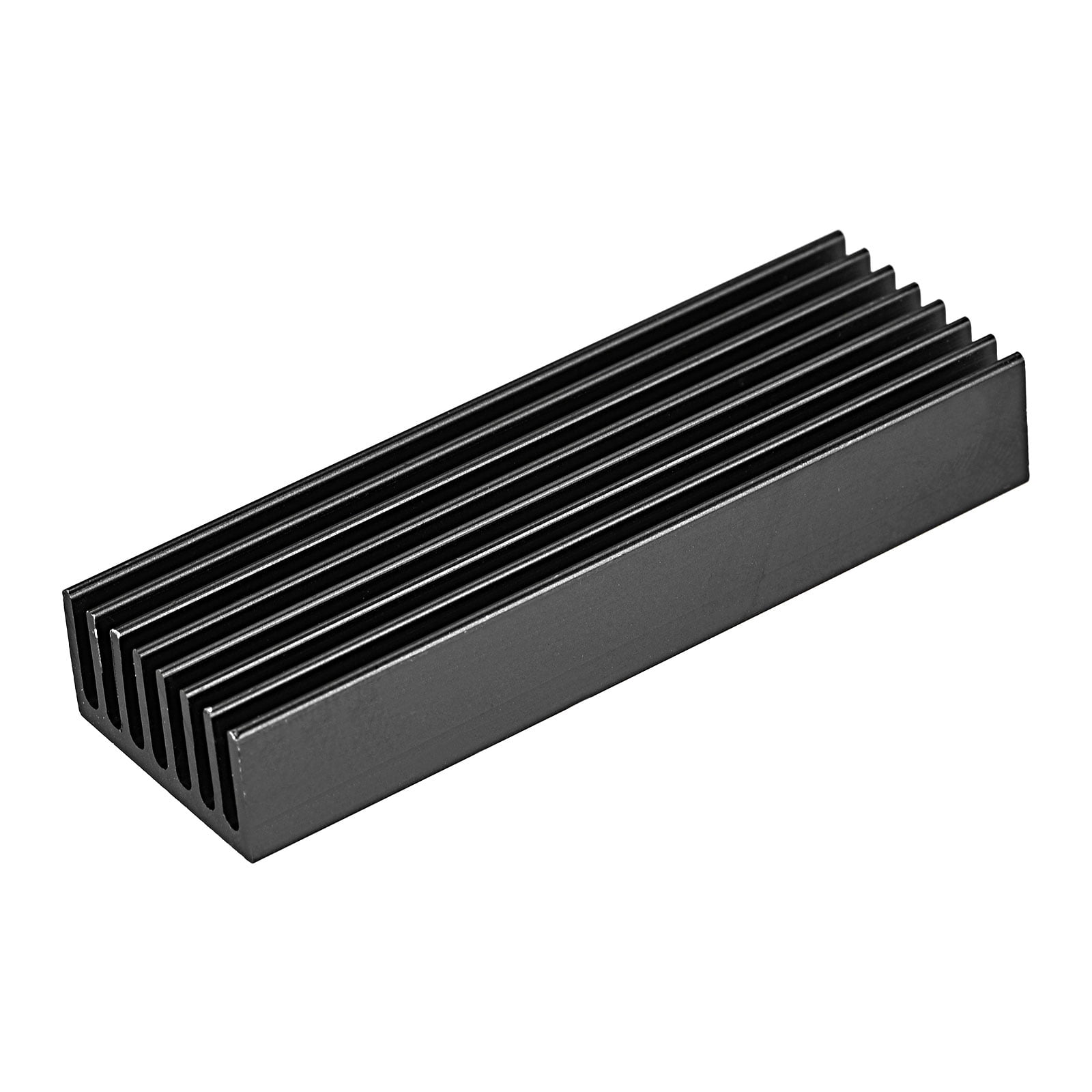 Uxcell Electronic Cooler Aluminium Heatsink 60x20x10mm for CPU Black 4 Pack