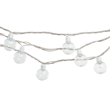 Mainstays 20-Count Indoor Outdoor Clear String Lights, White