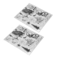 thumbnail image 1 of Sellos Transparentes ANGGREK 2 Sellos Decorativos Impresión Reciclable 21,7 x 18 cm, 1 of 8