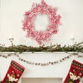 thumbnail image 5 of Mecorevxz Christmas Decorations Christmas Artificial Decorative Rattan Holiday Hanging Garlands Faux Christmas with Red Berries for Stairs Wall Fireplace Mantel Indoor Outdoor Decor,200cm, 5 of 9