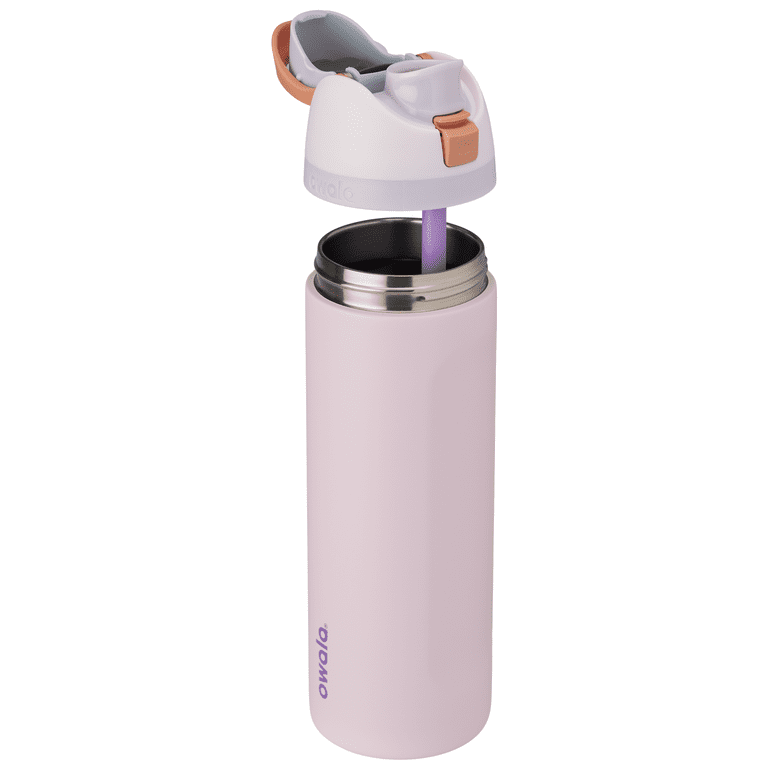 owala 水筒 500ml 24oz Owala FreeSip Stainless Steel Water Bottle, 24oz, Sugar Spice Pink