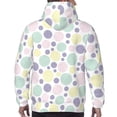 thumbnail image 5 of Hoodies for Men - Colorful Spotty circular Long Sleeve Comfrt Men'S Fashion Hoodies & Sweatshirts, Sweatshirts for Men Hoodies Pullover Clothing Clothes with Pouch, 5 of 7