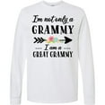thumbnail image 3 of Inktastic I'm Not Only a Grammy I'm a Great Grammy with Flowers Long Sleeve T-Shirt, 3 of 5