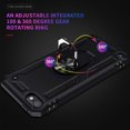 thumbnail image 3 of LAICAIW Étui pour iPod Touch 7, Étui pour iPod Touch 6, Étui Hybride Robuste Antichoc avec Support Intégré pour Apple iPod Touch 7e/6e/5e Génération (Noir), 3 of 7
