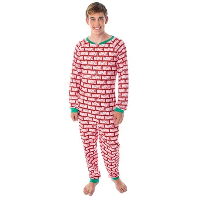Marvel Logo Christmas Light Adult Onesie Pajamas Croatia Ubuy