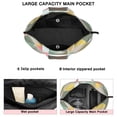 thumbnail image 3 of Multi Color Triangle Checkered Pattern Travel Tote Bags for Women Carry On,Large Weekender Bags for Women Travel,Multi Functional Duffle Bag for Work,Shopping,Sports, 3 of 5