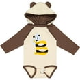thumbnail image 3 of Inktastic Cute Bee Initial B Boys or Girls Long Sleeve Baby Bodysuit, 3 of 5