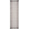 thumbnail image 2 of SAFAVIEH Montauk Sharlene Solid Striped Cotton Runner Rug, Wine/Grey, 2'3" x 7', 2 of 7