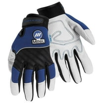 Miller 251066 Leather/Spandex Metalworker Gloves, Medium