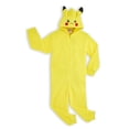 thumbnail image 1 of Pijama Pokémon Pikachu de una sola pieza para niños de 11 a 12 años, color amarillo, 1 of 1