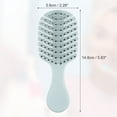 thumbnail image 2 of 1pc Women Leaf Style Hollow Comb Hair Brush for Straight Curly Thin Hair Blue ABS, 2 of 6