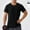 Black, variant on Fashion YLSDY Men's Short Sleeve UPF 50  T-Shirt Quick Dry Rash Guard Athletic Running Swim Top Tee Performance Water Shirts Black S