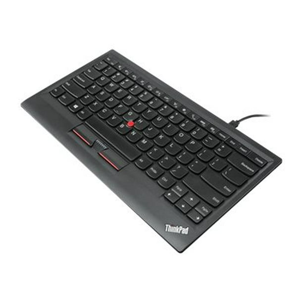 Lenovo ThinkPad USB Keyboard Compact with TrackPoint - Clavier - USB - Français Canadien - Vente au Détail