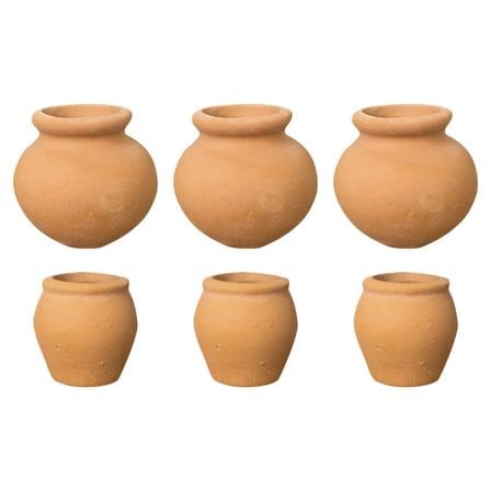6Pcs Terracotta Clay Pots Small Planter Mini Succulent Pots for Plants