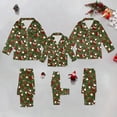 thumbnail image 2 of Family Christmas Pajamas 2 Piece Xmas Print Family Matching Button Pajamas Sleepwear Relaxed Fit Home Wear Lounge Set Long Sleeve Round Neck for Mom Mother Women Pajama Sets, 2 of 9