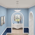 thumbnail image 3 of Livex Lighting Newburgh Pendant in Brushed Nickel, 3 of 10