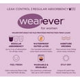 thumbnail image 4 of Wearever Women's Incontinence Underwear Reusable Bladder Control Panties for Feminine Care, 6-Pack, 4 of 10