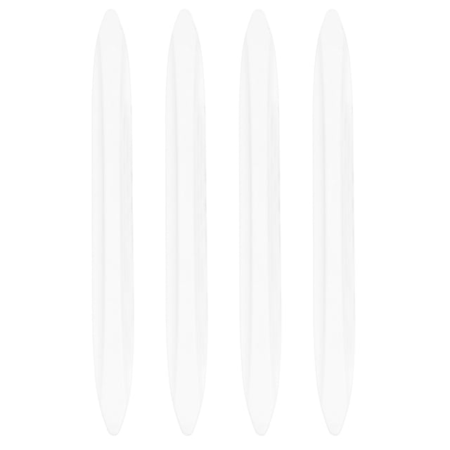Miangastore Vehicle Anti-Collision Strips Transparent Pu 4Set 5.9X0.4X0.2In