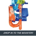 thumbnail image 3 of Hot Wheels Toy Car Track Set with 4 Loops, 3-Way Crash Zone & Motorized Booster, Folds for Storage, with 1:64 Scale Toy Car, 3 of 5