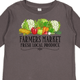 thumbnail image 4 of Inktastic Farmers Market Fresh Local Produce Boys or Girls Long Sleeve Toddler T-Shirt, 4 of 5