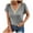 Gray, variant on lmcalzta V Neck T Shirts for Women Summer Tops Stretch Comfy Basic Tees Solid Color S-3xl