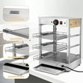 BreeRainz 800W Food Warmer Display, 3Tier w/Detachable Trays, for