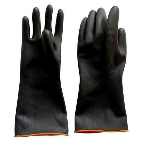 

Gealach Industrial Rubber Gloves 35cm Chemical Protective Acid & Alkali Resistant Pack of 1