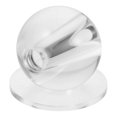 thumbnail image 1 of Billiards Cue Ball With Hole Lightweight Billiards Training Ball Billiards Rod Trainer Billiard Stick Stroke Exerciser Transparent Billiard Ball, 1 of 4