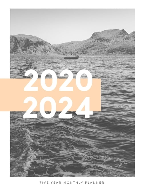 2020 - 2024 Five Year Monthly Planner: 60 Monthly Planner. Ideal for ...
