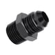 thumbnail image 5 of Conector de línea de aceite 8 AN a 1/2 NPT Accesorio para automóvil de aluminio 6061‑T6 anodizado negro, 5 of 12