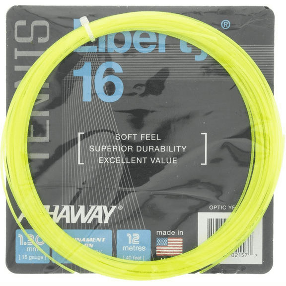 Ashaway Liberty 16 Tennis String Set - Optic Yellow