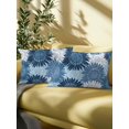 thumbnail image 4 of Outdoor Pillows Waterproof, Blue Sunflowers Bedding Throw Pillows with Insert for Couch Sofa Bed, Flowers Modern Abstract Art 12x20 Inch Pillowcases Decorative Camping Patio Pillow Set of 2, 4 of 7