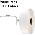 thumbnail image 3 of 1000 Pcs Blank Removable Freezer Labels Water Oil Resistant for Food Containers Jars Pantry Organization (Each Measures 1” x 2”), 3 of 6