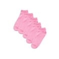 thumbnail image 1 of INSPIRE CHIC Women's Ankle High Elastic Cuff Low Cut Athletic Socks Women shoe 7-9/Age 14+ Pink, 1 of 7