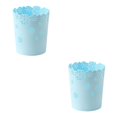 thumbnail image 4 of Justharion Novel Lightweight Hollow Pen Organizer Exquisite Available In Multiple Colors For Selection Durable Trash Bin Odorless blue large size 2Set, 4 of 6