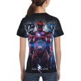 thumbnail image 4 of T-Shirts 3D Graphiques Power Team Ran-G-er Chandails Fantaisie Col Rond Manches Courtes T-Shirts pour Jeunes Garçons Filles, 4 of 8