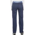 thumbnail image 3 of Dickies Essence Medical Scrubs Pant for Women Mid Rise Tapered Leg Pull-on DK140, XS, Navy, 3 of 6