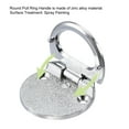 thumbnail image 3 of Unique Bargains 43.5x7mm Flush Tirer Anneau Poignée Alliage de Zinc Ton Argent 2 Pack, 3 of 5