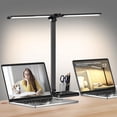 thumbnail image 1 of shiyou-LED Desk Lamp Dimmable Table Lamp with USB Charging Port, 50 Lighting Modes, Adjustable Foldable Dual Swing Arm Architect Desk Lamp for Home Office, Eye-Caring Reading Lamp w/Pen Holder 45min, 1 of 4
