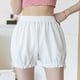 thumbnail image 4 of ICHUANYI Clearance Women's Leggings High Rlasticity Large Size Half Pants Slim Fitting Leggings(White, M) ICHUANYI WER2023081506257, 4 of 7