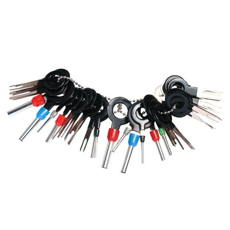 

Zonhebin 39pcs Terminal Removal Car Key Tool Wiring Crimp Connector Pin Release Extractor Puller Stylus Repairing Tools (Mixed Style)