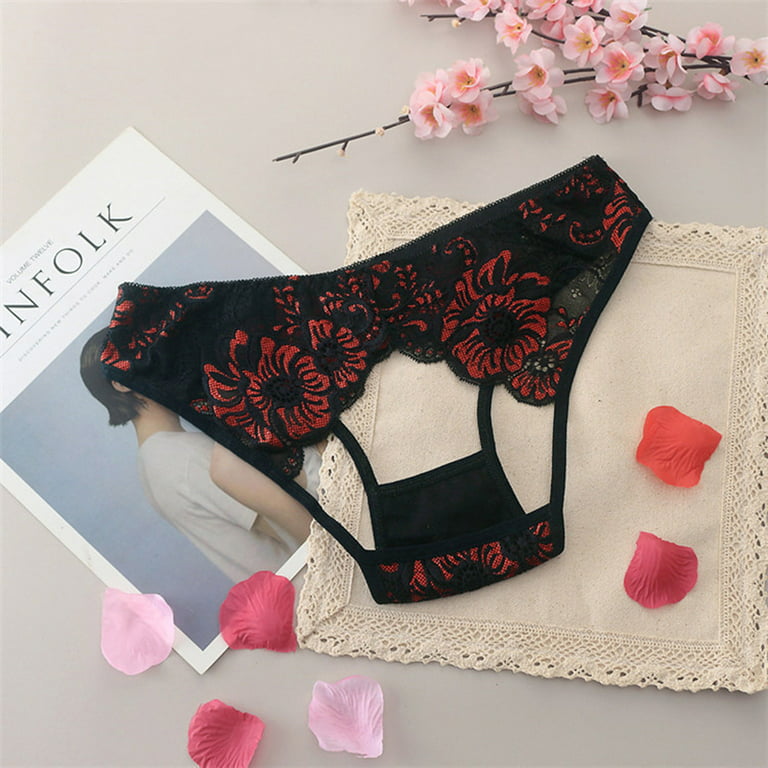 panties for women Women Sexy Underwear Lace Perspective Sensuality Buttocks  Hollow Underpant
