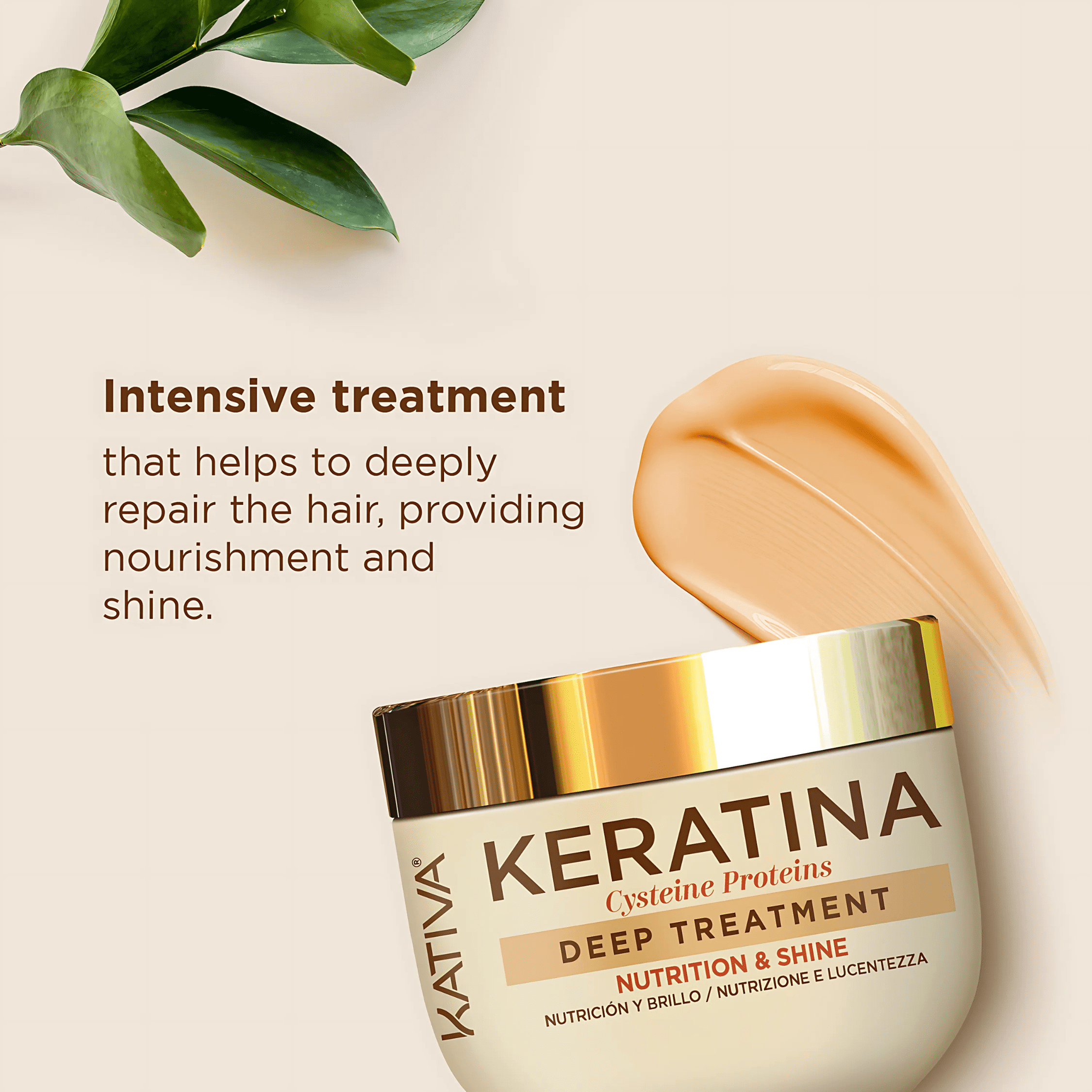 Kativa Keratina Cystein Proteins Deep Treatment 10.1 oz
