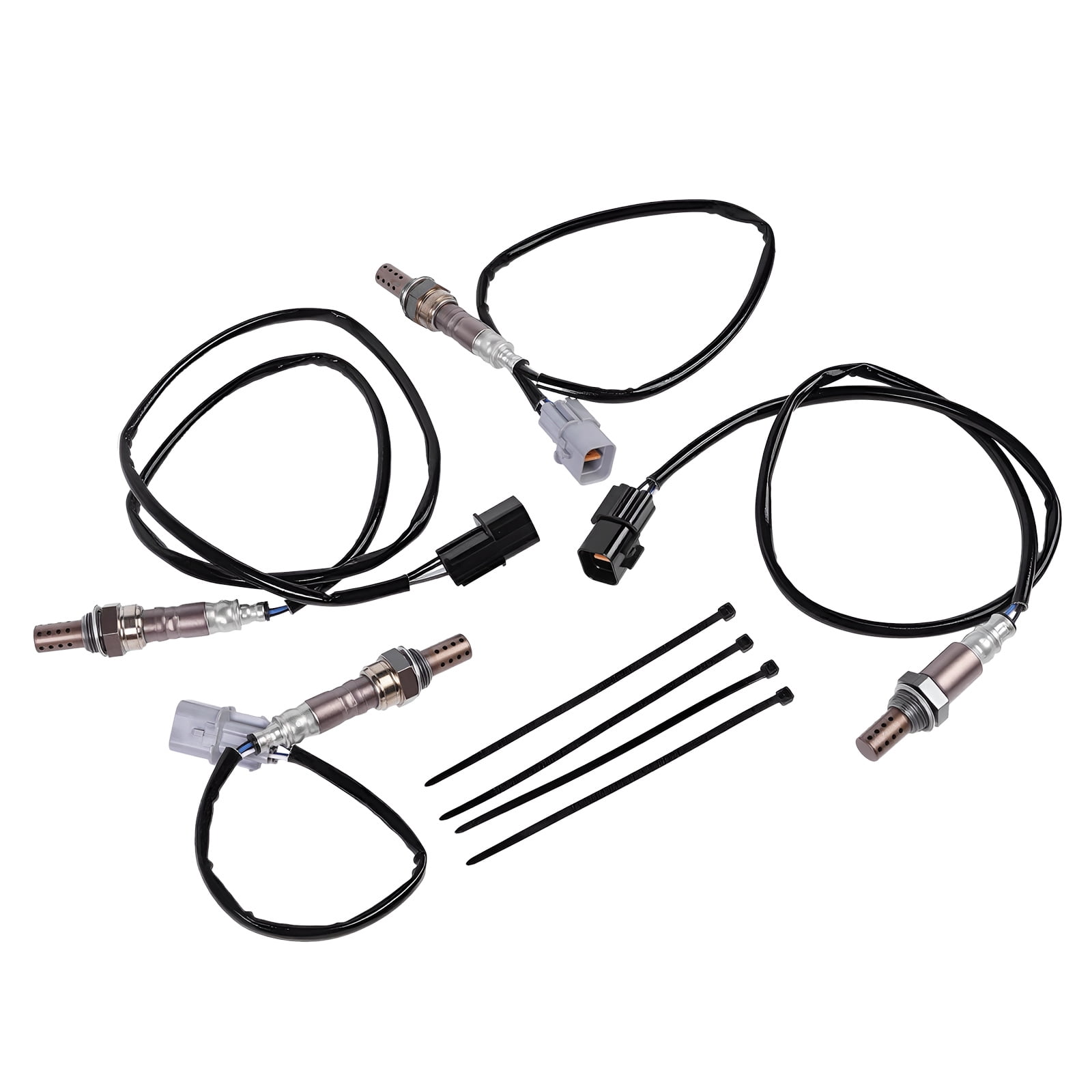LOUVEROLA 4pcs upstream and downstream oxygen sensors suitable for Mitsubishi Eclipse 2.4L 2006-2012 Galant 2004-2012 234-4026 234-4316