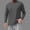 Dark Gray, variant on Kosheko Men's V-Neck Solid-Color Long-Sleeve Sport Tee, Quick-Dry Breathable Fabric for morning runs Orange M