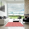 thumbnail image 6 of Ahgly Company Indoor Rectangle Patterned Light Coral Pink Area Rugs, 2' x 4', 6 of 6